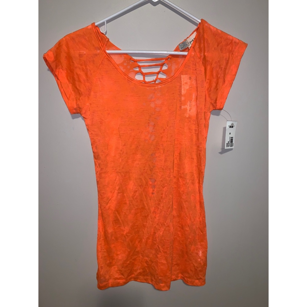 Derek Heart Orange Top